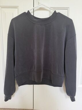 lululemon athletica Gray Crewneck Sweatshirt